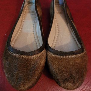 Fyre Carson Calf Hair Ballet Flats